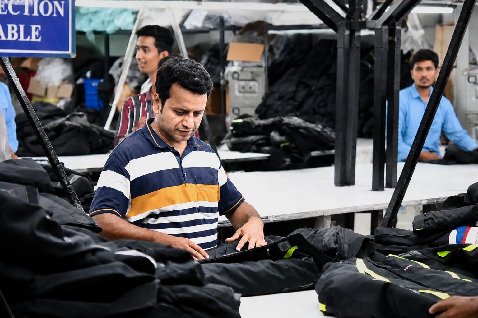 Garment inspection and finishing