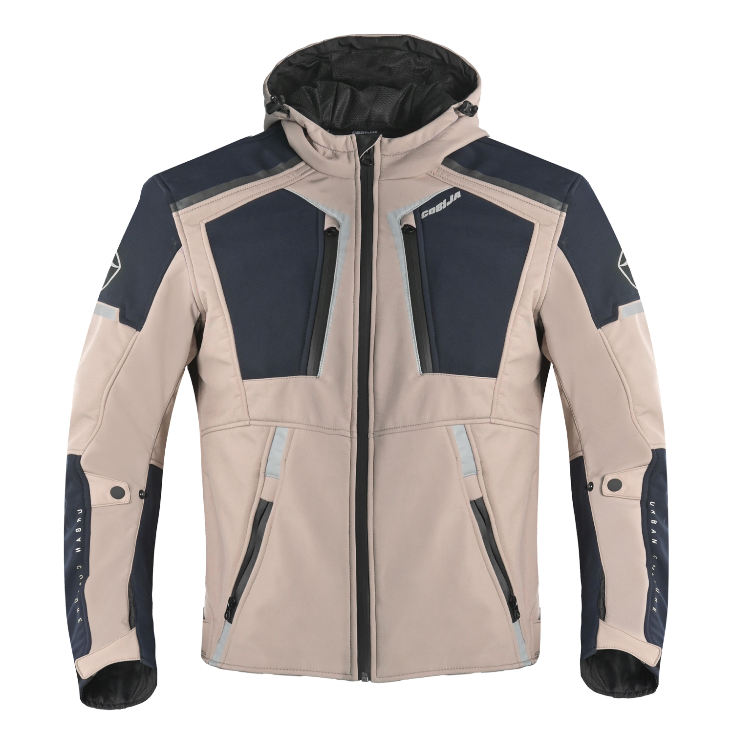 Cobija Urban Nomad Sand & Navy Technical Riding Hoodie