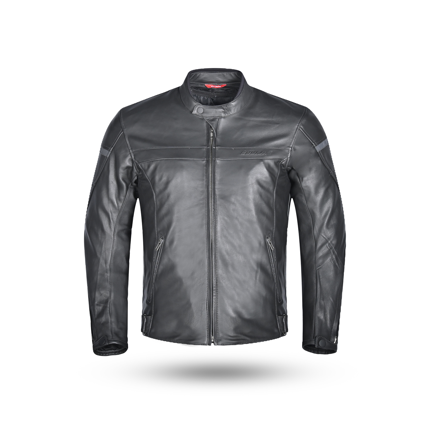 COBIJA Shadow Stealth Leather Riding Jacket – Matte Black image 1