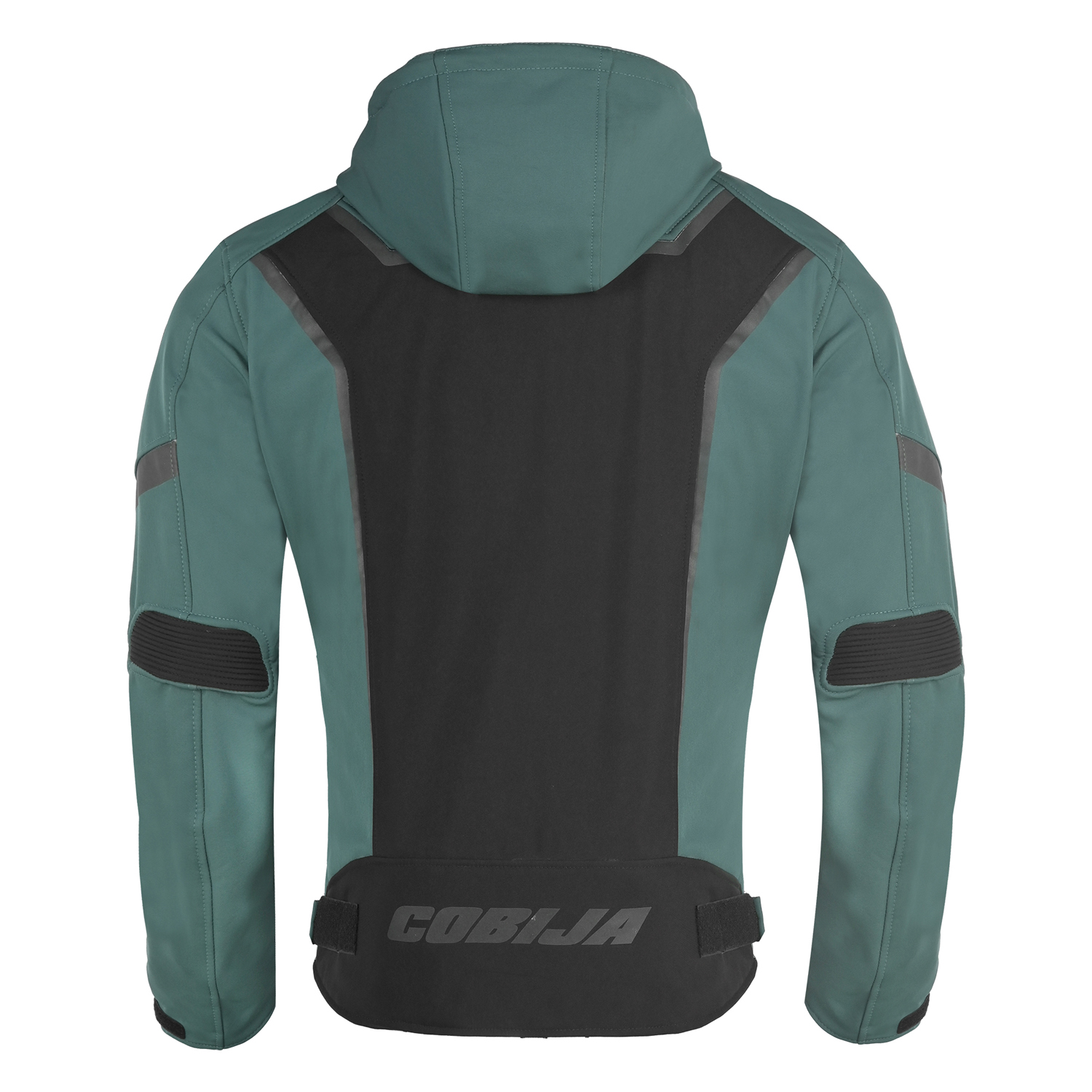 Cobija Forest Ridge Teal & Black Technical Riding Hoodie image 2